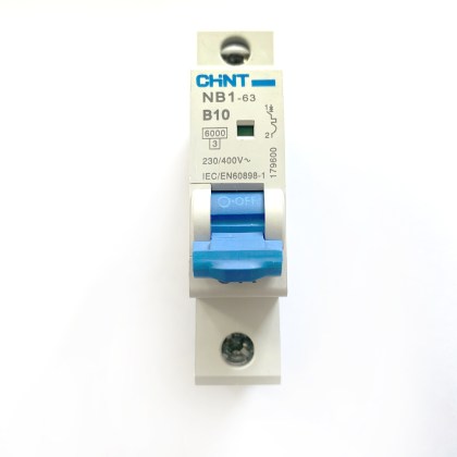 Chint NB1-63 179600 B10 10A 10 Amp MCB Circuit Breaker Type B